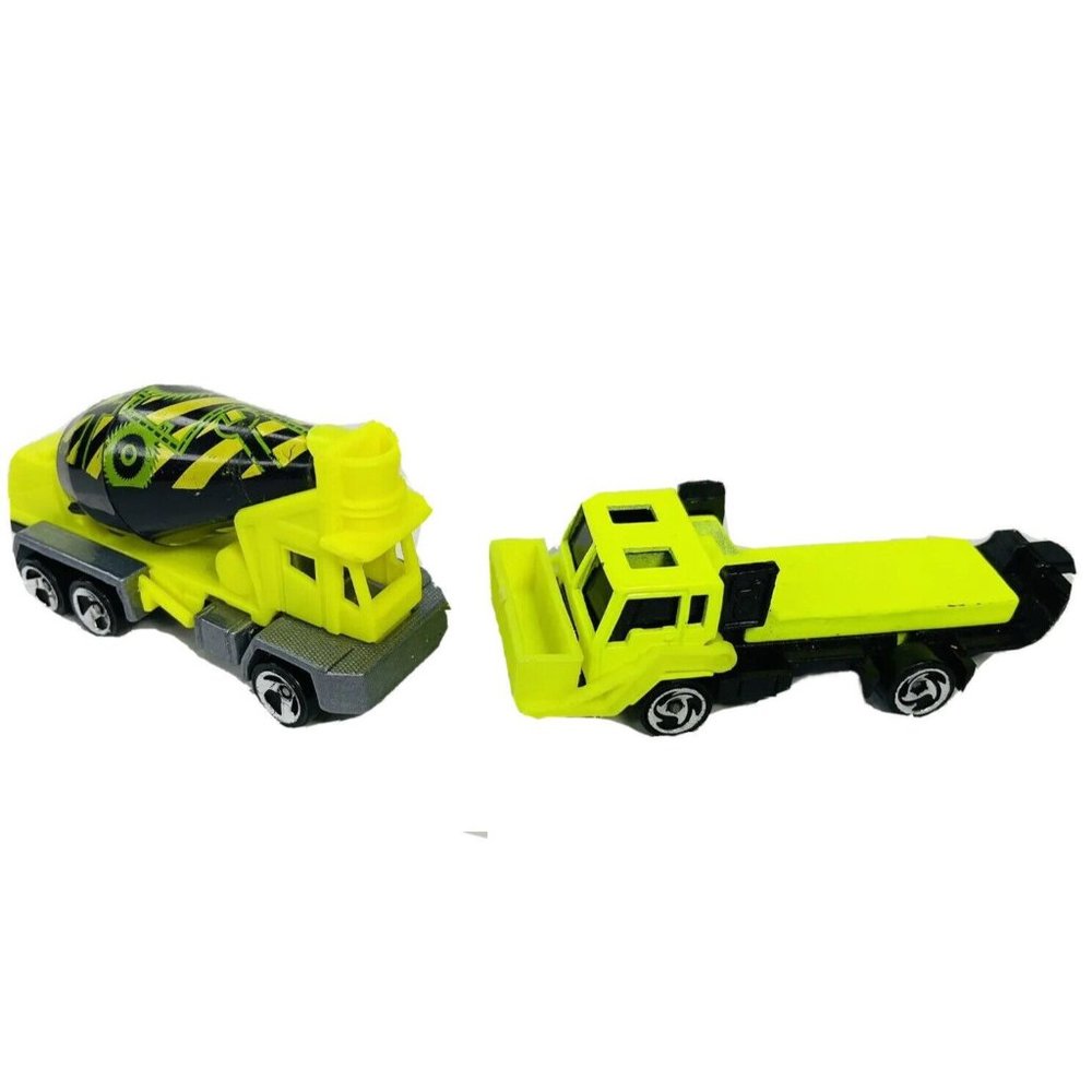 Cement And Loader Construction Trucks Hot Wheels Mattel Lot Of 2 1991
